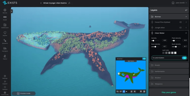 Exists Launches GenAI Platform to Create 3D Games from Text Prompts