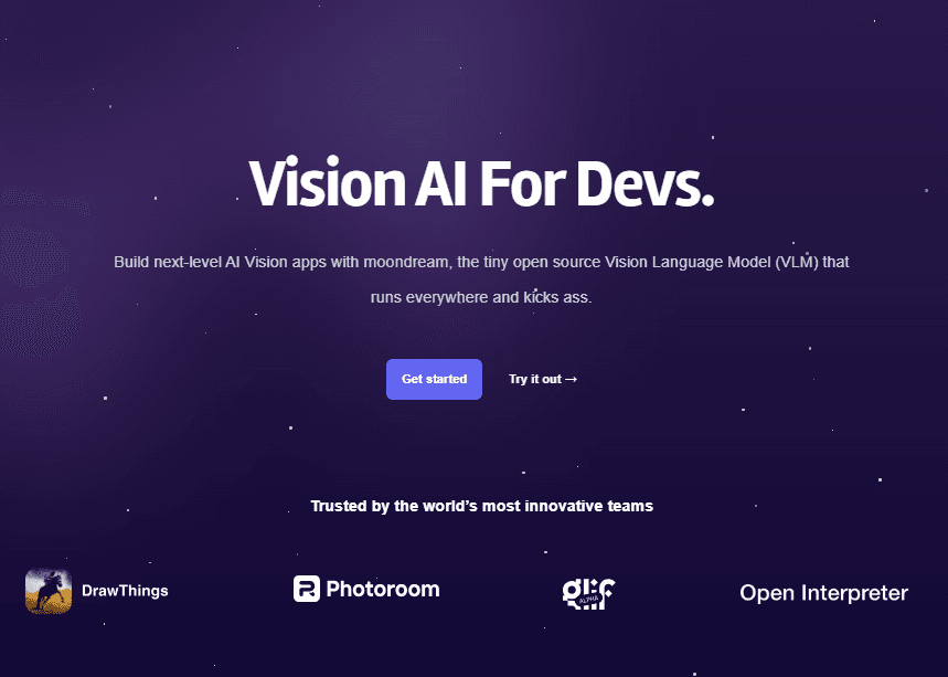 Moondream Raises $4.5 Million to Launch a 1.6 Billion Parameter Efficient AI Model with 5K GitHub Stars