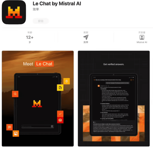 ​Mistral AI 推出全新聊天机器人应用 “Le Chat”，基础版免费
