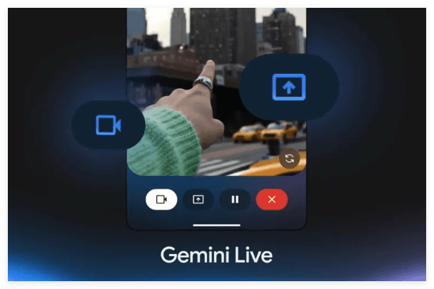​谷歌 Gemini Live 屏幕共享功能开始支持 Pixel 9 和 Galaxy S25 手机