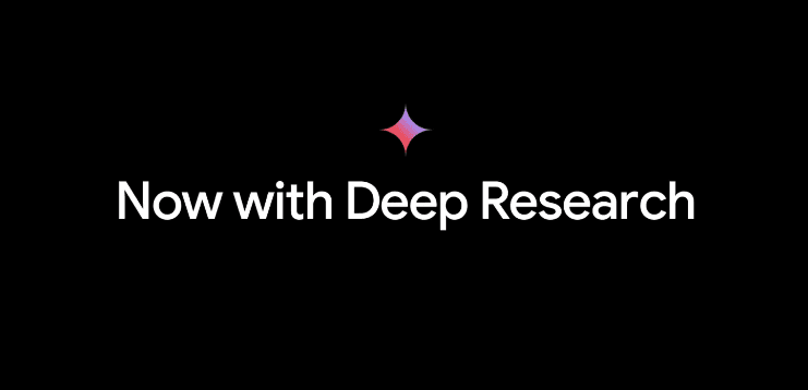 谷歌Gemini上线Deep Research功能，仅限付费订阅用户使用
