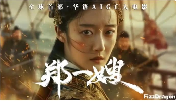 全球首部AI製作長片《海上女王鄭一嫂》震撼上映：科技與藝術的碰撞