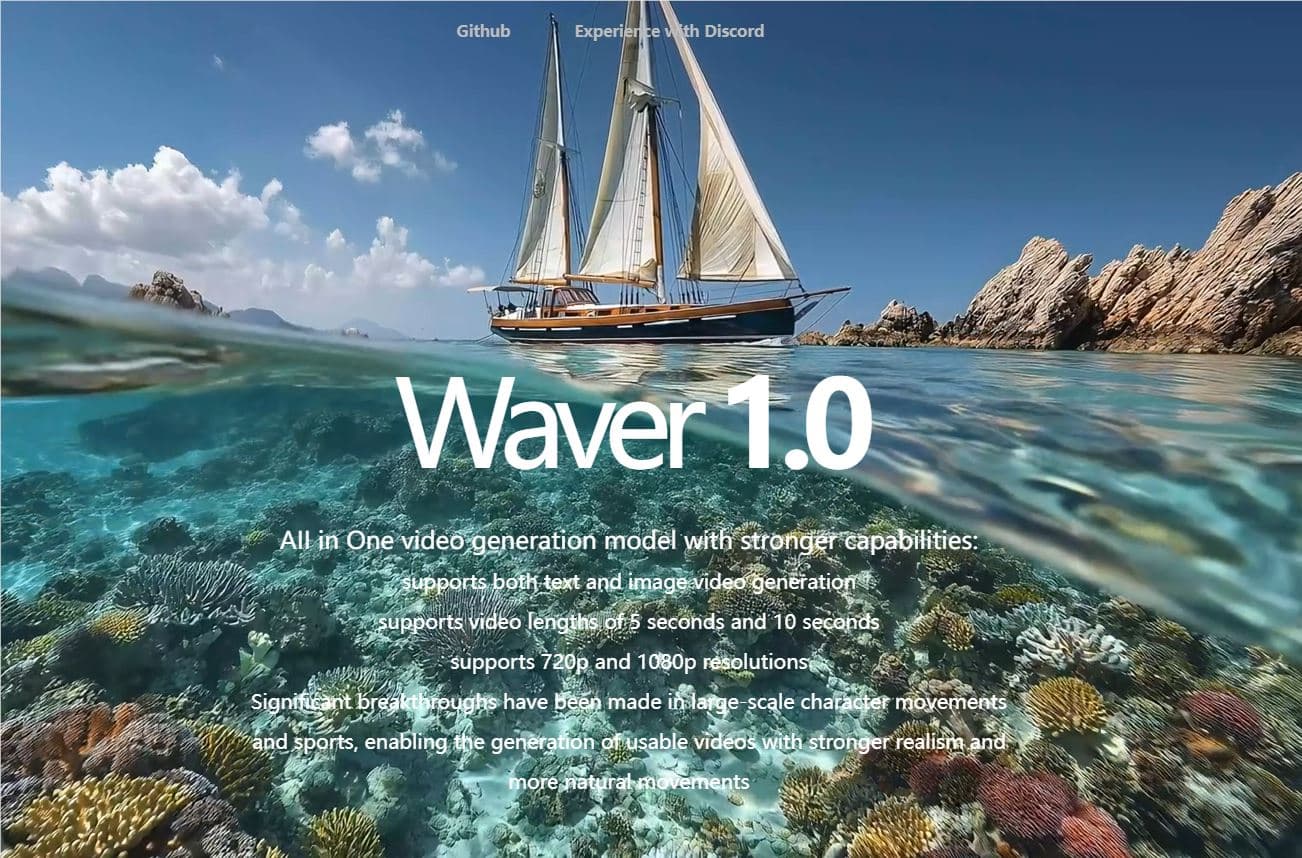 字節的新AI視頻模型 Waver 1.0 發佈，支持多種藝術風格的視頻生成
