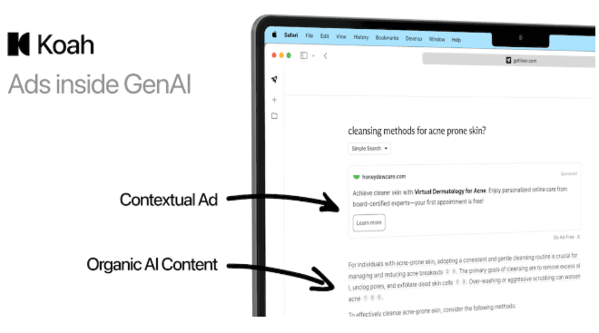 Koah Secures $5 Million in Funding, Focused on Introducing Advertising in AI Applications