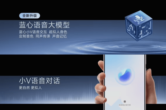 vivo 藍心大模型全新升級！智能助手小V化身思考專家，無喚醒詞自由互動！
