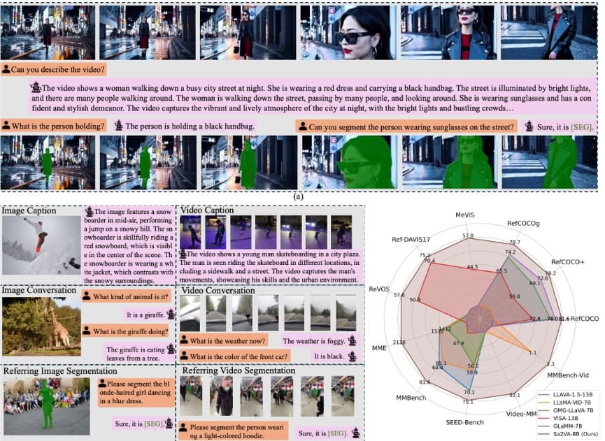 ByteDance Launches Sa2VA: Achieving Multimodal Intelligent Segmentation by Combining LLaVA with SAM-2