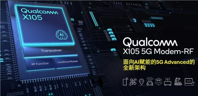 Defining the AI Performance Benchmark for Intelligent Agents! Qualcomm Launches New X105 Modem and RF System