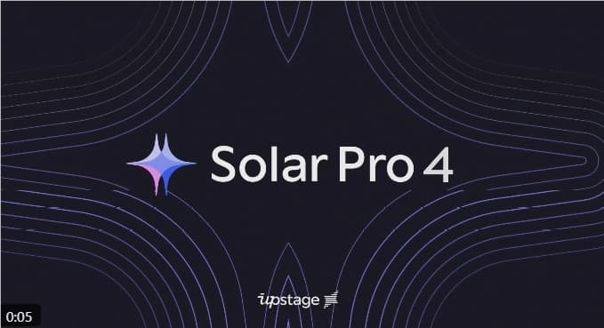 South Korean AI Star Solar Pro 4 Makes Its Debut, Directly Challenging Global Top-Level Models?