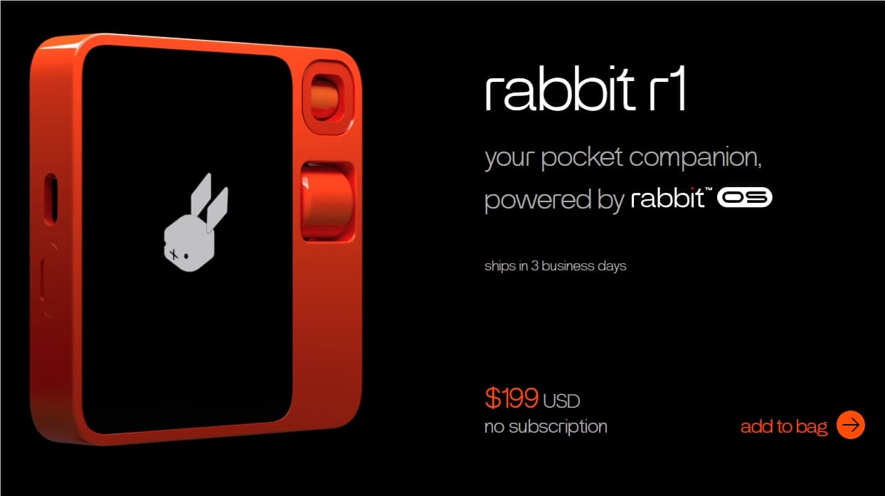 每天僅剩5000人使用!曾風靡一時的Rabbit R1爲何被拋棄?