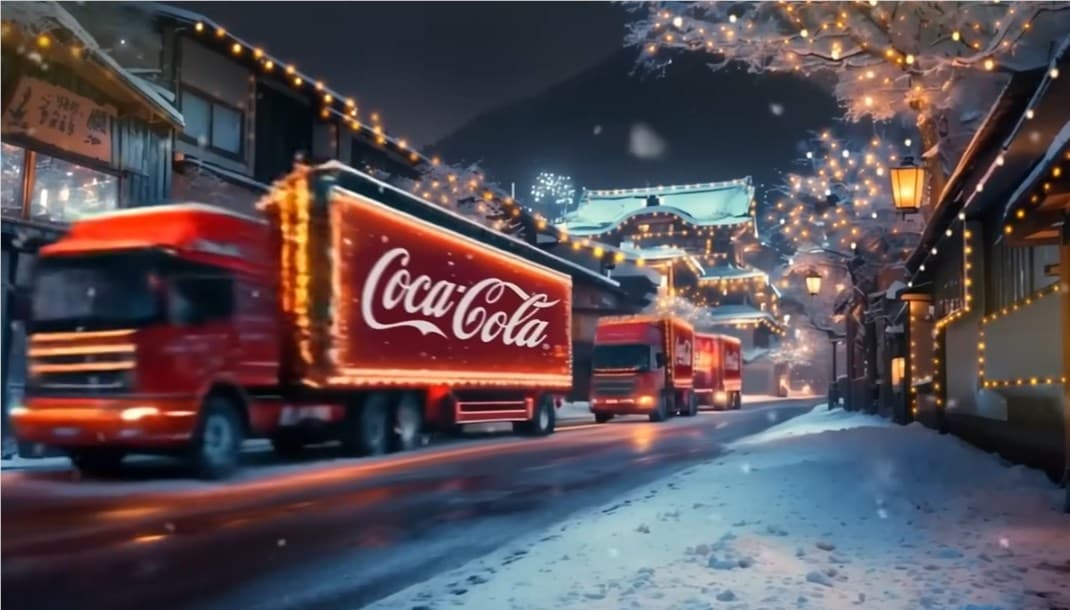 Coca-Cola Remakes Classic Ad with AI, but Viewers Say It's 'Too Fake'!