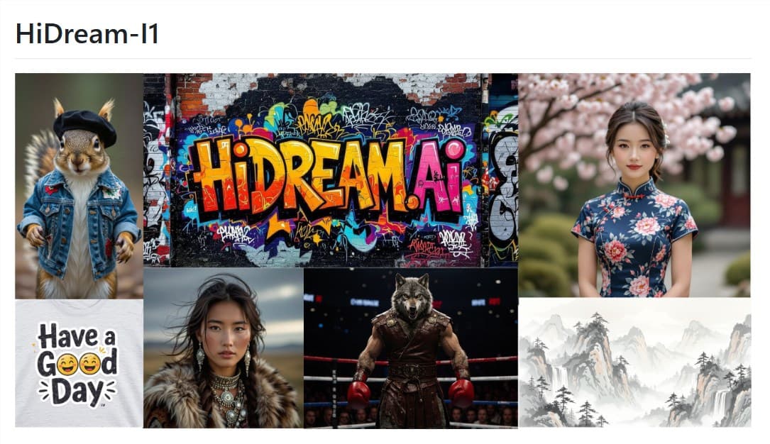 國產AI崛起!17億參數開源圖像模型HiDream-I1橫空出世