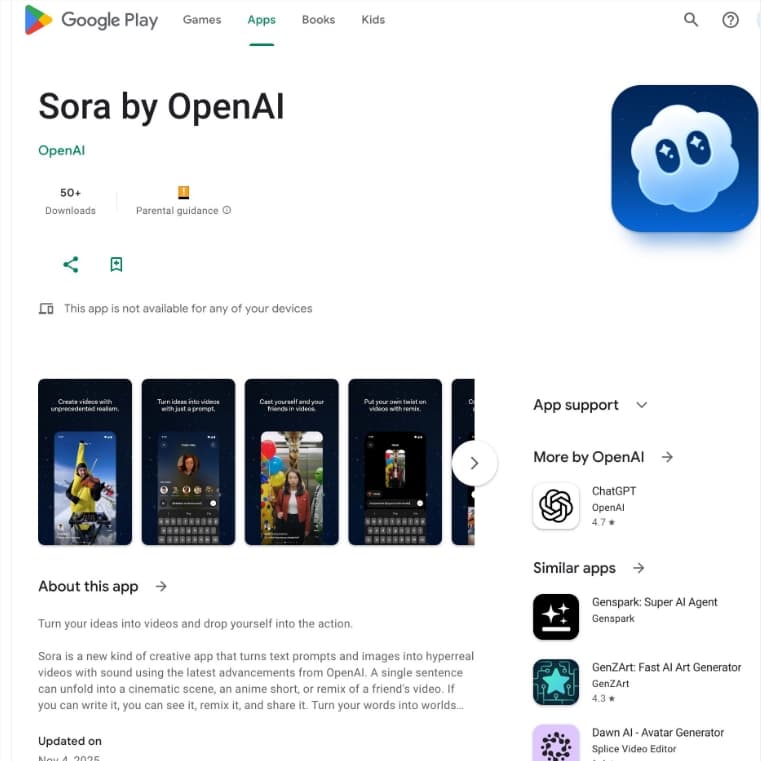 AI日報:Sora正式登陸Android;網易雲音樂推AI調音大師;谷歌將推Nano Banana2