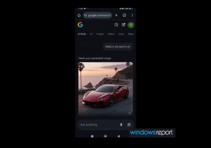 Google Adds AI Image Generation Feature to Canary Version of Chrome for Android