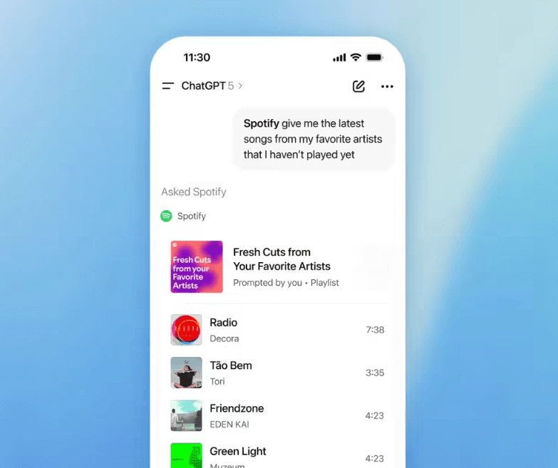 Apple Music 將與 ChatGPT 實現全新集成,用戶可輕鬆創建歌單!