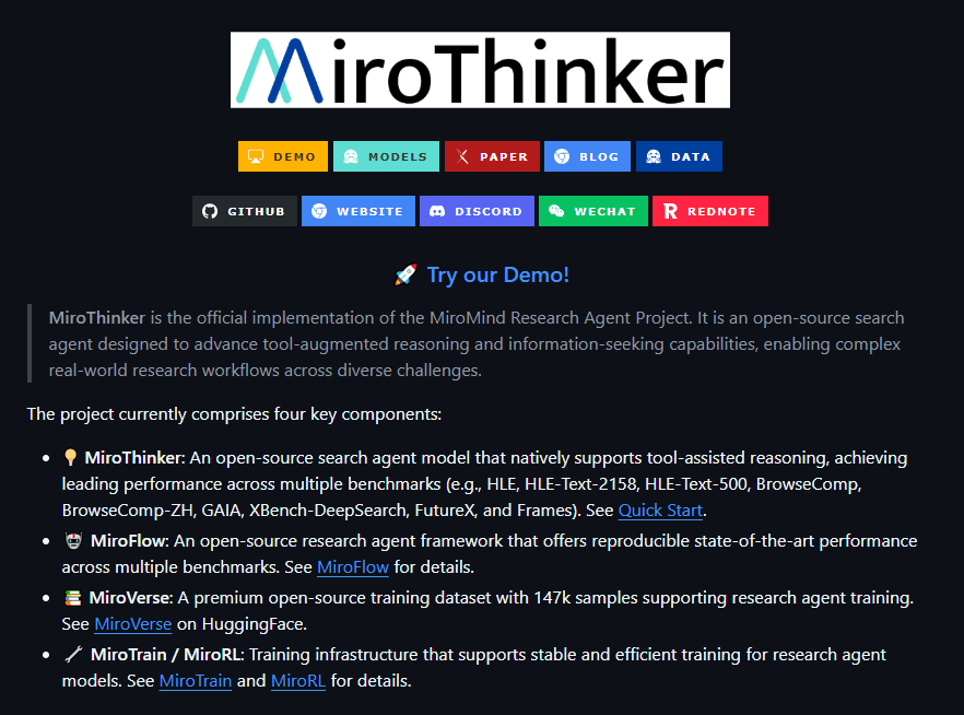 30B參數開源神器碾壓1T巨頭!MiroThinker 1.5重塑AI未來,推理成本暴降20倍