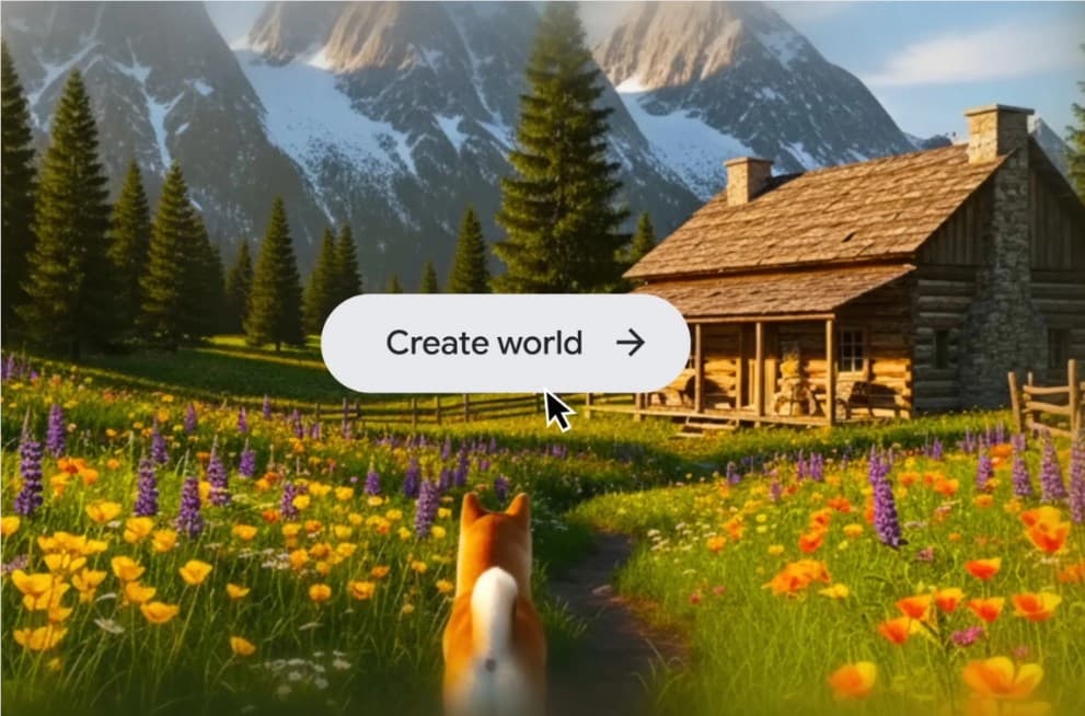 塗鴉變遊戲:Google 發佈 Project Genie,一句話生成可交互虛擬世界