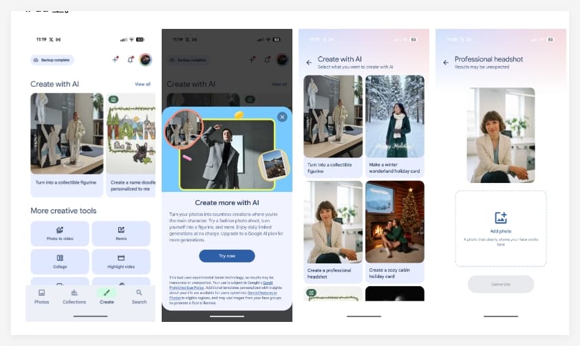 iPhone 也能用上 Gemini 了!谷歌相冊“AI創作”功能正式登陸 iOS 平臺