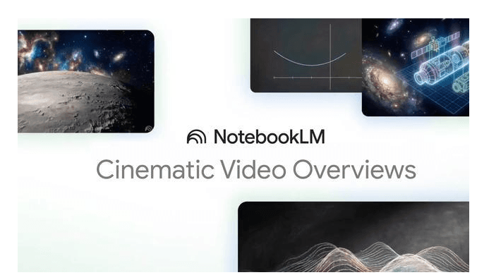 Google NotebookLM 推出“電影級視頻概覽”新功能