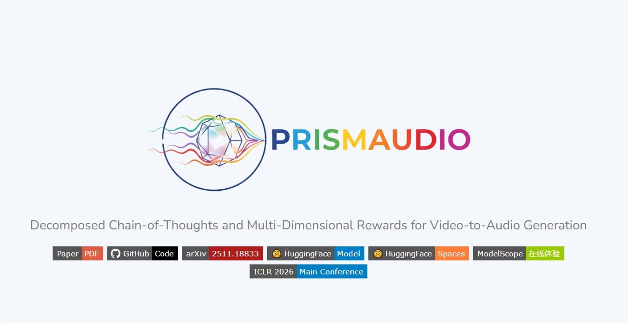 告别“声画两张皮”:通义实验室发布 PrismAudio,让 AI 听懂视频再配音